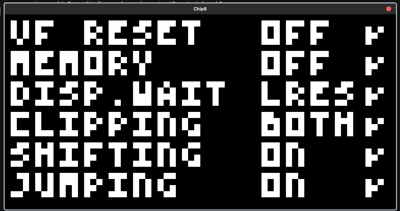 Quirks Test